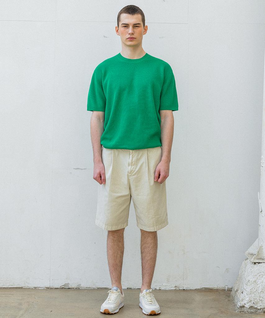 AGENT PEEK Agp Cool Round Half Knit Green