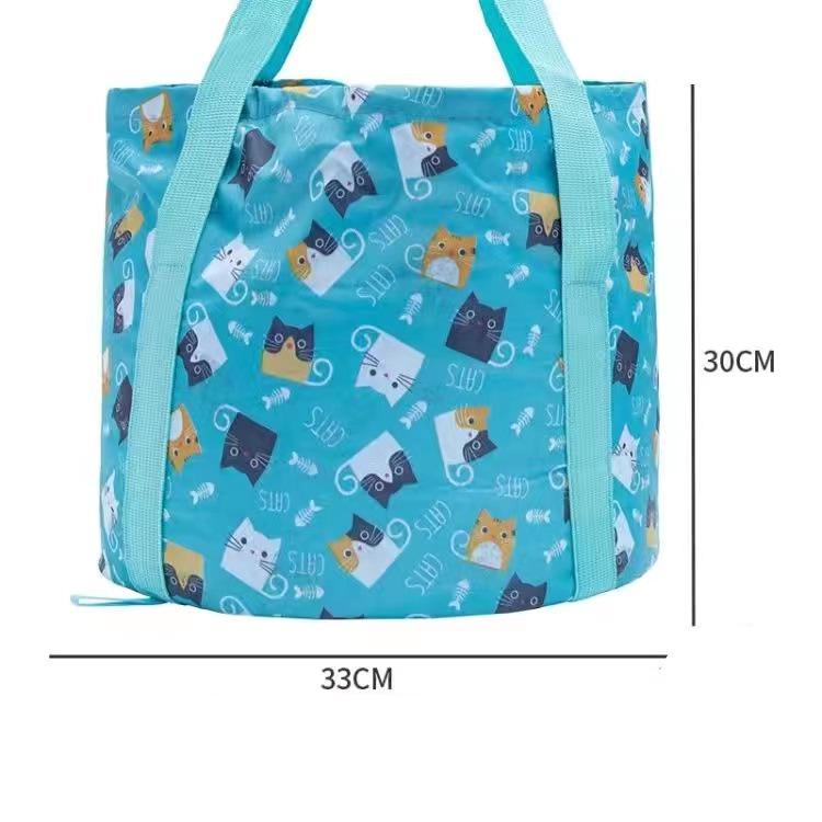 Складная дорожная ванночка для ног: Портативный таз для замачивания ног, умывания лица и стирки. Идеально для дома и улицы.