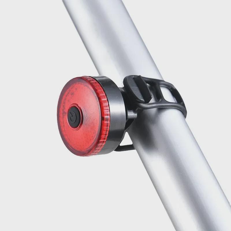 Водонепроницаемый задний фонарь для велосипеда с зарядкой через USB - мигающий, предупреждающий и декоративный свет для езды в ночное время