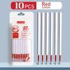 10 шт. Черные/Синие/Красные гелевые стержни 0,5 мм Стержень Ручка для подписи Шариковая ручка Школа Учеба