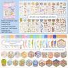 Cartoon Sticker Book DIY Sims Series 3D Stereoscopic Scene Sticker Book Gift For Kids Children Kawaii Stationery Stickers