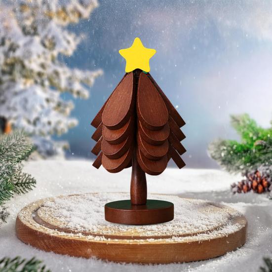 3/4Pcs Christmas Tree Trivets for Hot Dishes Tree Shape Bamboo Potholder with Holder for Pans Bowls Plates Teapots Coasters Home Table Decor