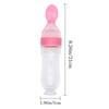 Squeezing Supplement Feeder With Spoon Baby Tableware Useful Milk Bottle  Kids