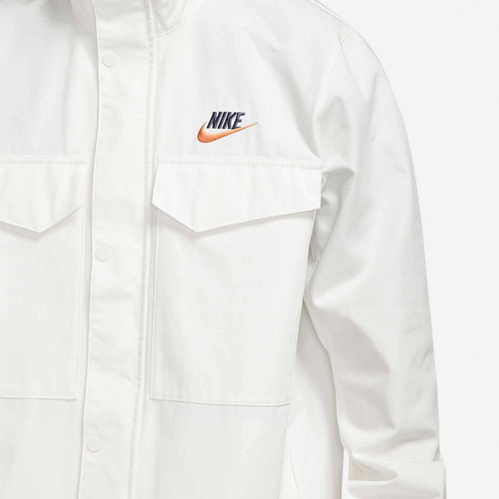 Nike Куртки Мужские Белый Стойка Умеренный Другое DR7833-133