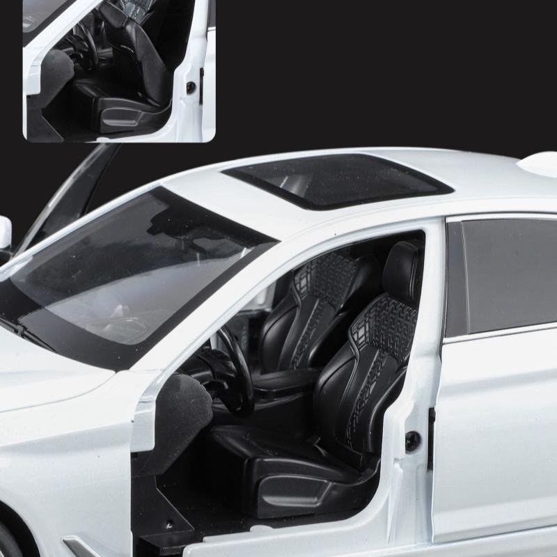 1/18 BMW 530 Li Металлическая Миниатюрная Модель Автомобиля Литой Металл Статическая Масштабная Модель Коллекция Автомобилей Детская Игрушка на День Рождения Автомобили