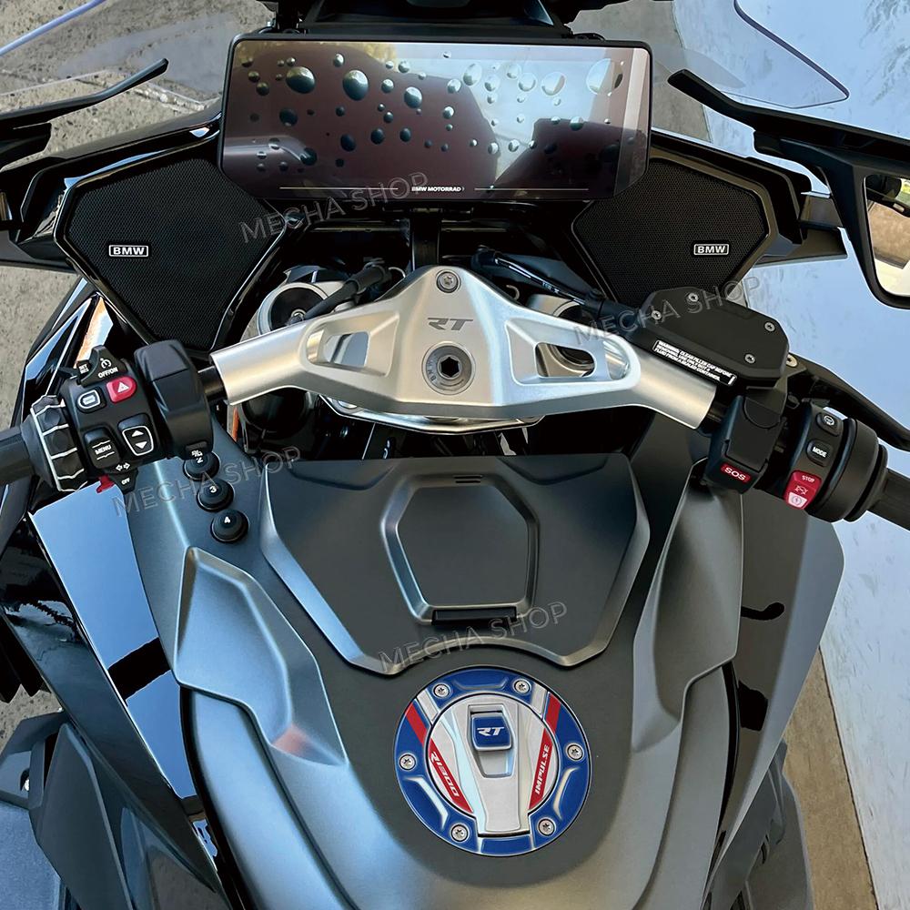 Motorcycle Frosted Fuel Tank Stickers Oil Gas Cap Protector Decal For R1300RT R 1300 RT 2025-