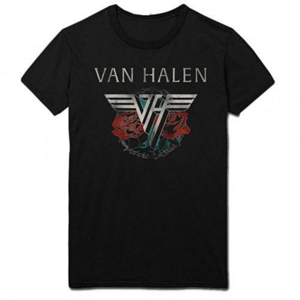 Унисекс футболка для взрослых Van Halen, тур 84, принт на спине