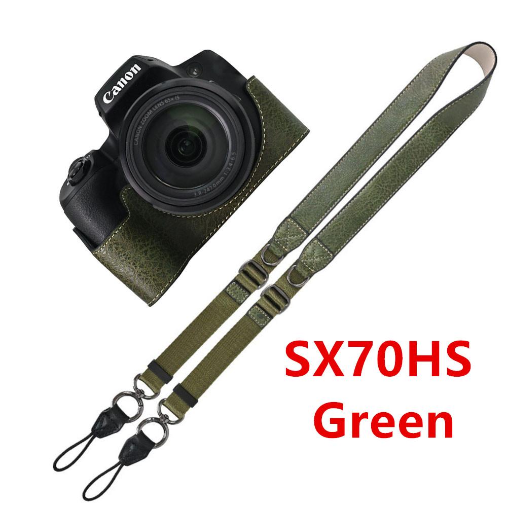 Получехол для камеры из ПУ кожи личи для Canon EOS R50V R50 R100 R8 R10 R5 R5II R6 R6II 200D 200DII SX70HS, чехол с плечевым ремнем