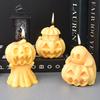 3D Pumpkin Ghost Aromatherapy Candle Silicone Molds DIY Halloween Horror Pumpkin Gypsum Wax Mold Resin Crafts Accessories