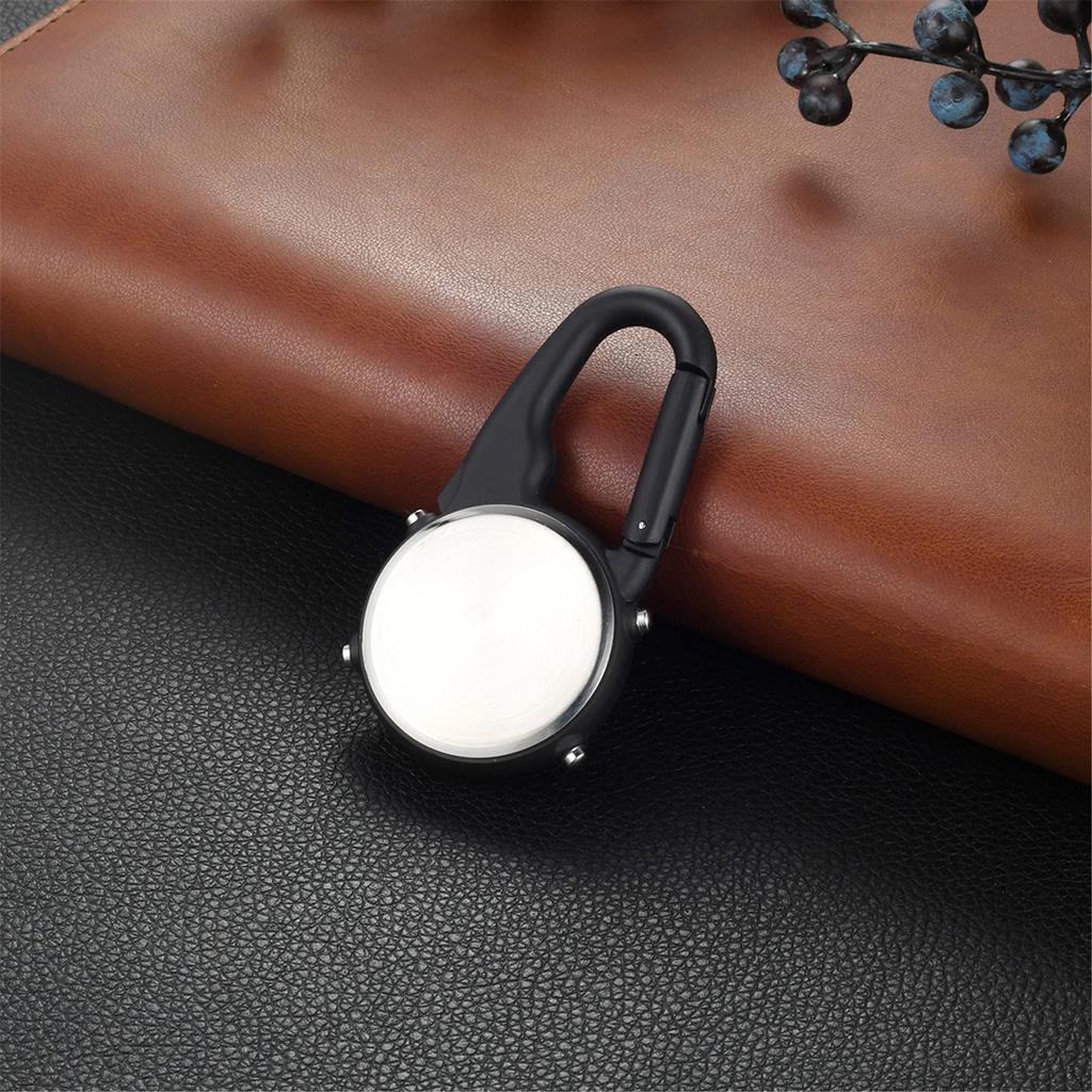Lancardo Carabiner Watch Waterproof Carabiner Watch Pocket Watch Analog Luminous Keychain Watch Clip Pocket Watch E1 Men's Women's