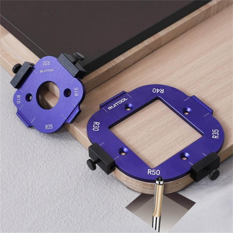 Радиусный угловой модуль 10/15/20/25 мм для столярных работ и энтузиастов DIY, отличающийся прочной конструкцией из алюминиевого сплава