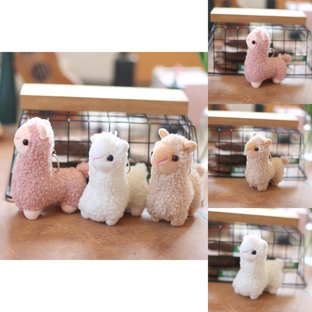 Fluffy And Adorable Alpaca Plush Keychain Ideal For Decorating Bags And Keys