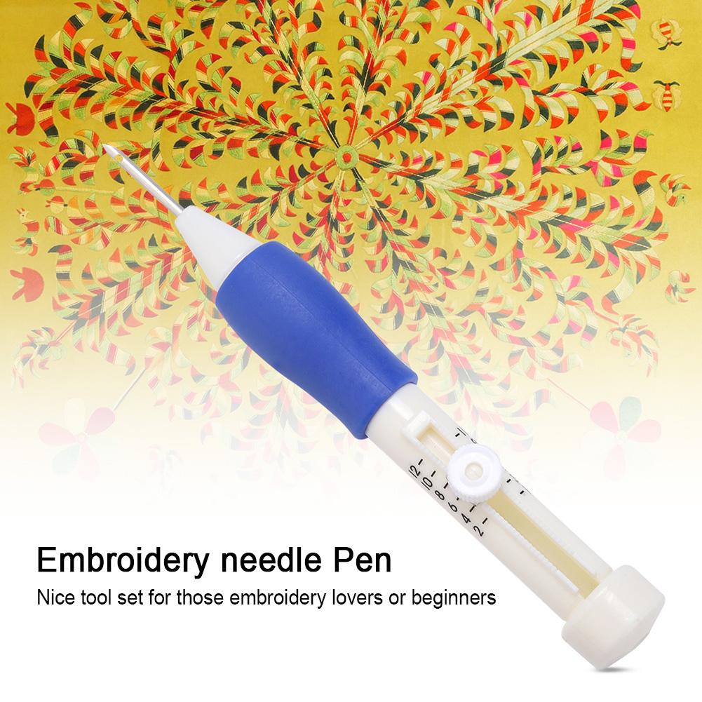 DIY Embroidery Pen Set Knitting Stitching Tool Punch Needle Sewing Accessories for DIY Craft