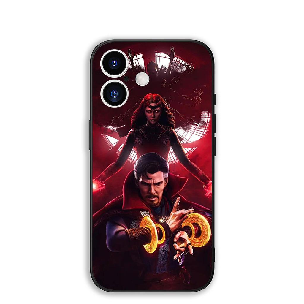 for Apple iPhone 17 16 Plus 13 12 Pro Max Mini X XR Xs ProMax 16E 15+ 17+ Air Phone Case Scarlet Witch Marvel Doctor Strange