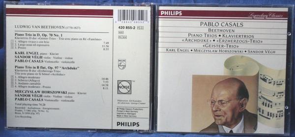 CD БЕТХОВЕН, КАЗАЛЬС, ЭНГЕЛЬ, ВЕГ; HOR - Фортепианные трио 4208552 Philips Europe Классика Б/У