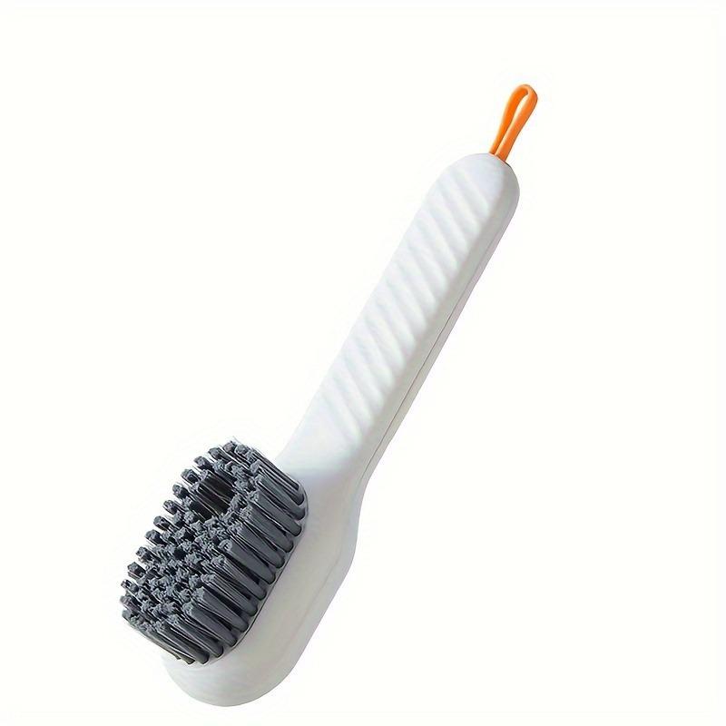 Shoe Cleaning Brush with Detergent Dispenser - Soft Bristles for Stain Removal and No Shoe Damage
