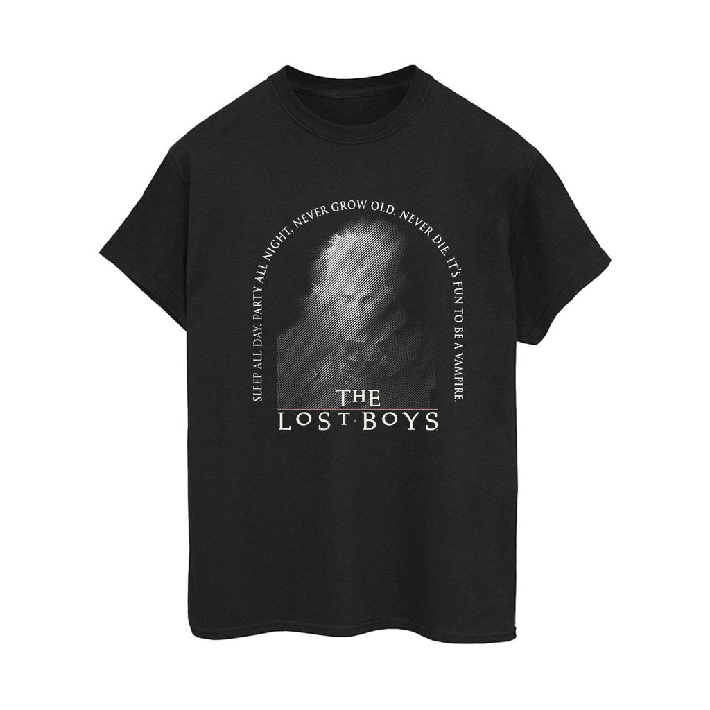 The Lost Boys Womens/Ladies Smudged Portrait Cotton Boyfriend T-Shirt
