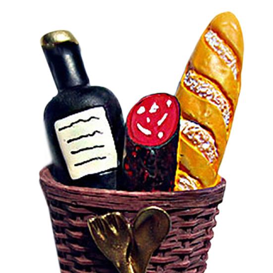 Наклейка в форме хлеба, еда, портативный магнитный милый магнит на холодильник для кухонного холодильника