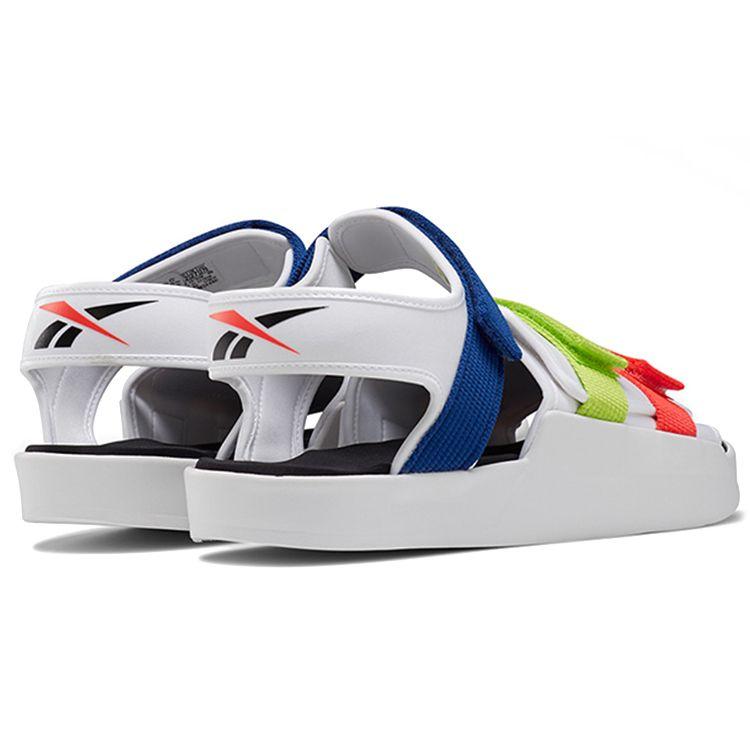Reebok Classic Style Sandal Unisex White Blue Green EF8032