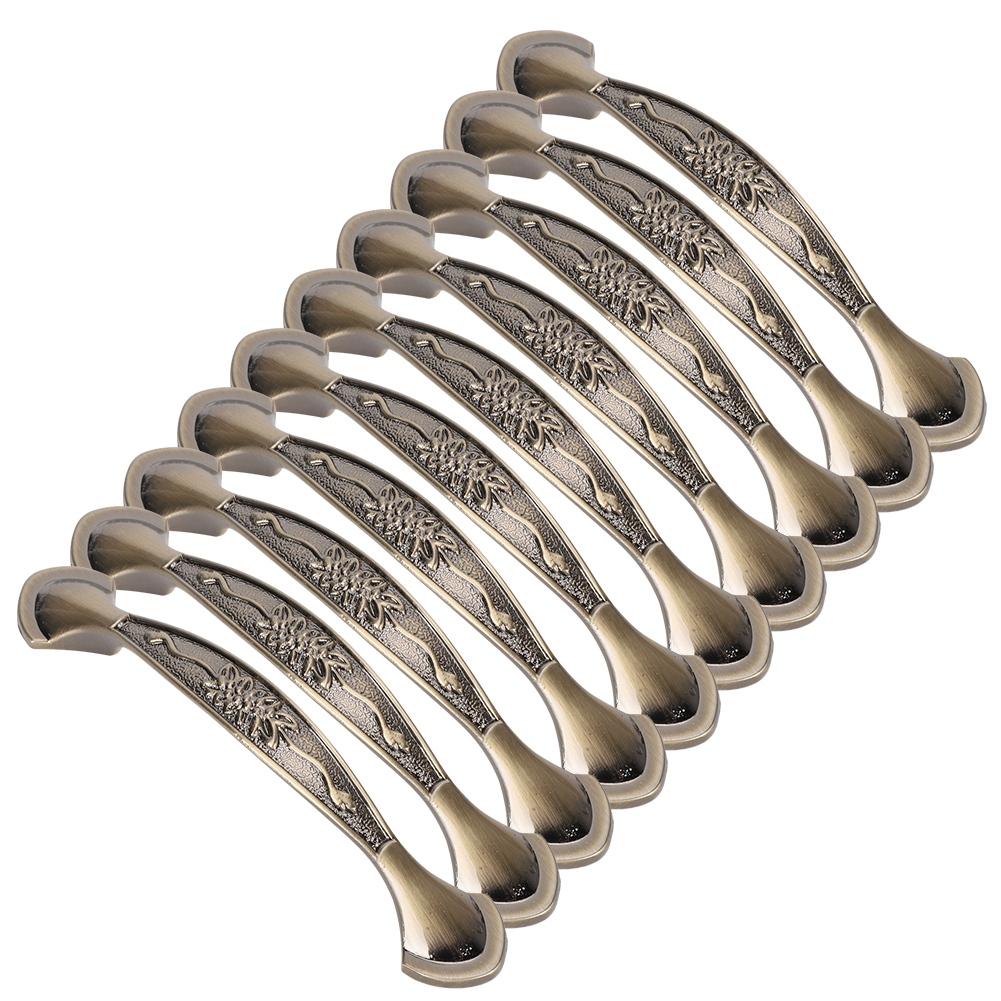 10 комплектов шкафа с ручкой из цинкового сплава, ящик для обуви, ящик для офисной фурнитуры, расстояние между отверстиями 96 мм