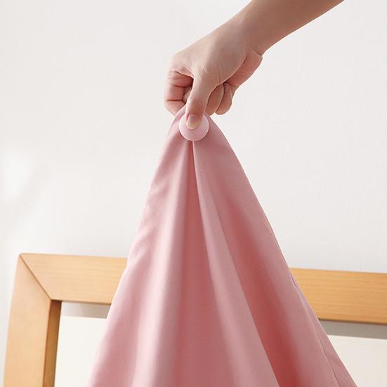 16 шт. Зажимы для пододеяльника, двусторонние булавки для пододеяльника, фиксаторы для простыней с ящиком для хранения, мягкий тканевый материал, булавки для одеяла, для стеганых одеял, подушек, штор