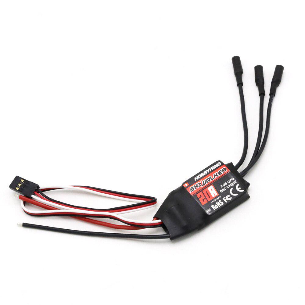 Hobbywing Skywalker 12A 20A 30A 40A 60A Регулятор скорости ESC для RC Самолетов Вертолетов Квадрокоптеров
