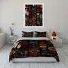 Geometric shapes and feathers. Bedding sets Duvet cover sets Duvet covers Pillowcases(1 * Duvet Cover 2 * Pillowcases, without duvet insert)