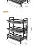 Multi-Layer Kitchen Dish and Bowl Rack with Drainage System