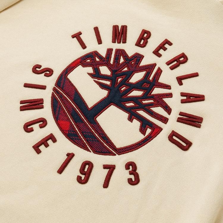 Timberland Толстовка с капюшоном из флиса для активного отдыха, мужская, светло-коричневая, A696KEFL
