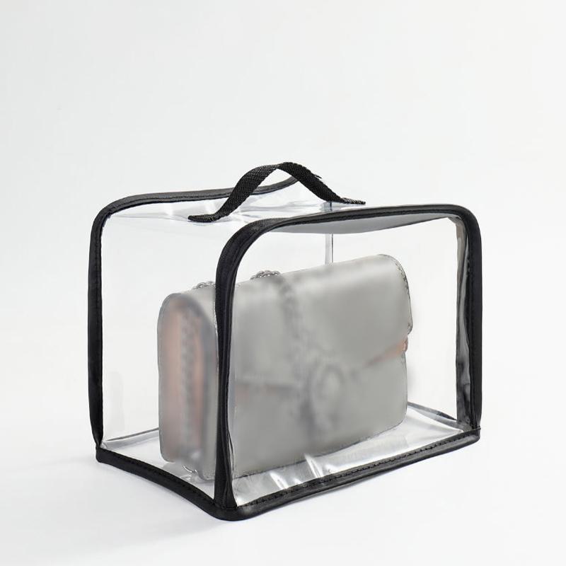 Прозрачный защитный чехол для домашнего гардероба, трехмерная сумка для хранения сумок