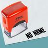 Printtoo No Name Self Inking Rubber Stamp Pre,Inked Office Stamp, Home Office Business Stationery, 38 X 14 Mm,