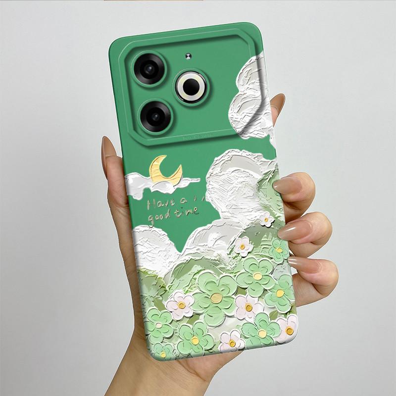 Для Tecno Pova 6 Neo Чехол POVA6NEO Силиконовый ТПУ Мягкий Чехол для Телефона Расписной Печатный Ударопрочный Защитный Задний Чехол