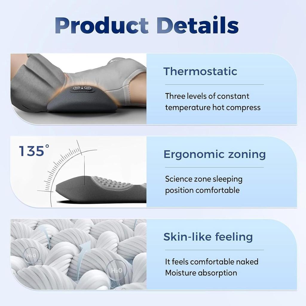 Массажер для спины Smooth Spine Triple Fusion, обновленный 3 в 1 массажер для спины 2025 года, массажный релаксатор для шеи, плеч и спины, подходит для облегчения боли