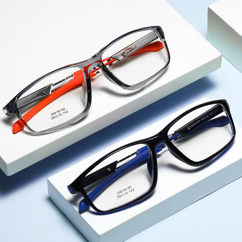 Велоочки TR для улицы с силиконовыми дужками для мужчин и женщин - Квадратные спортивные очки для близорукости