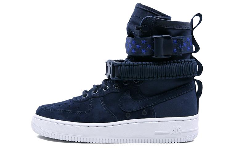 Nike Sf Air Force 1 High 'Midnight Navy' Женские 857872-401
