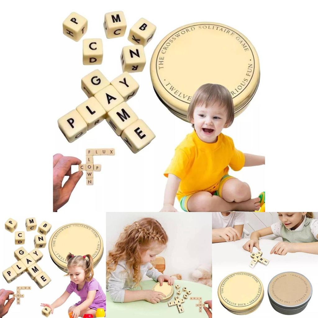 Классическая игра-пасьянс «Кроссворд», изготовленная из прочного пластика для бесконечного развлечения