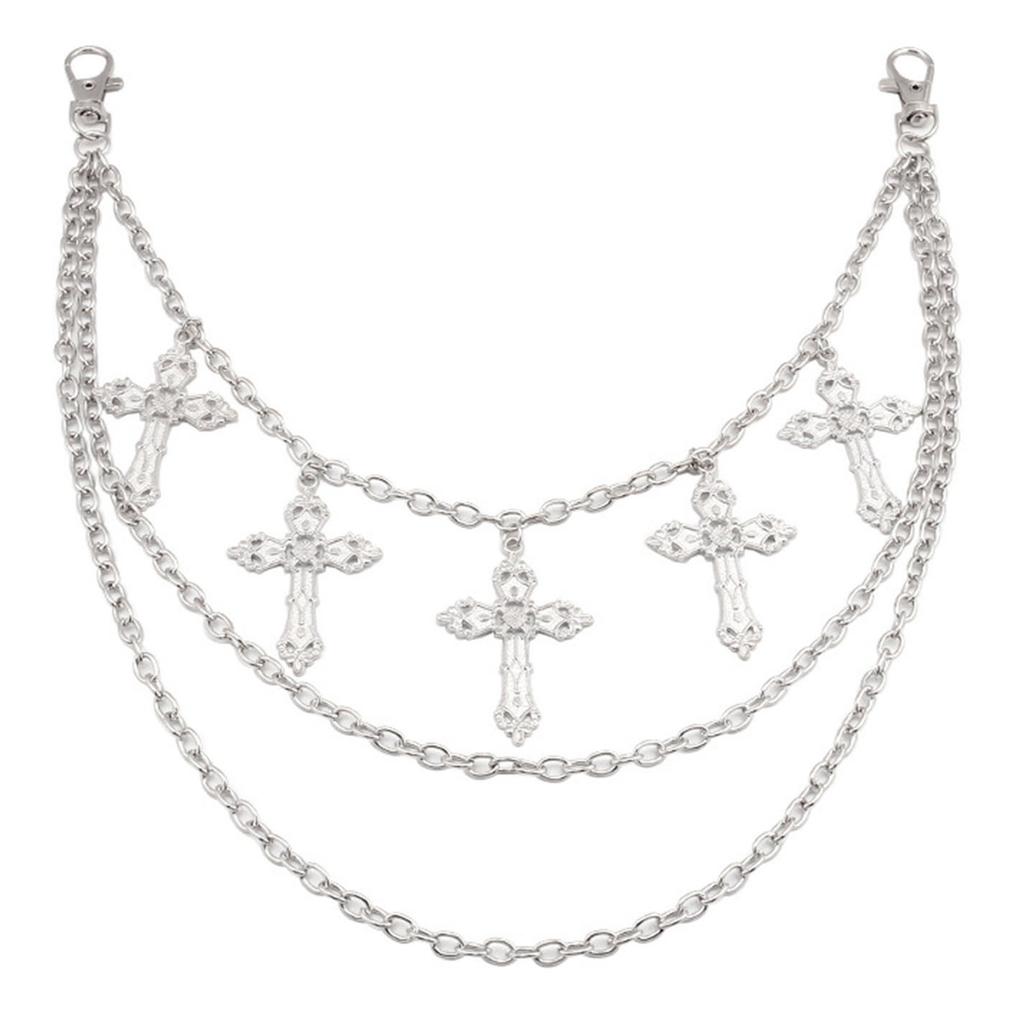 Hip Hop Pants Chain Punk Rock Jeans Chain Wallet Chains Unisex Trousers Chain Y2K Gothic Aesthetic Accessories