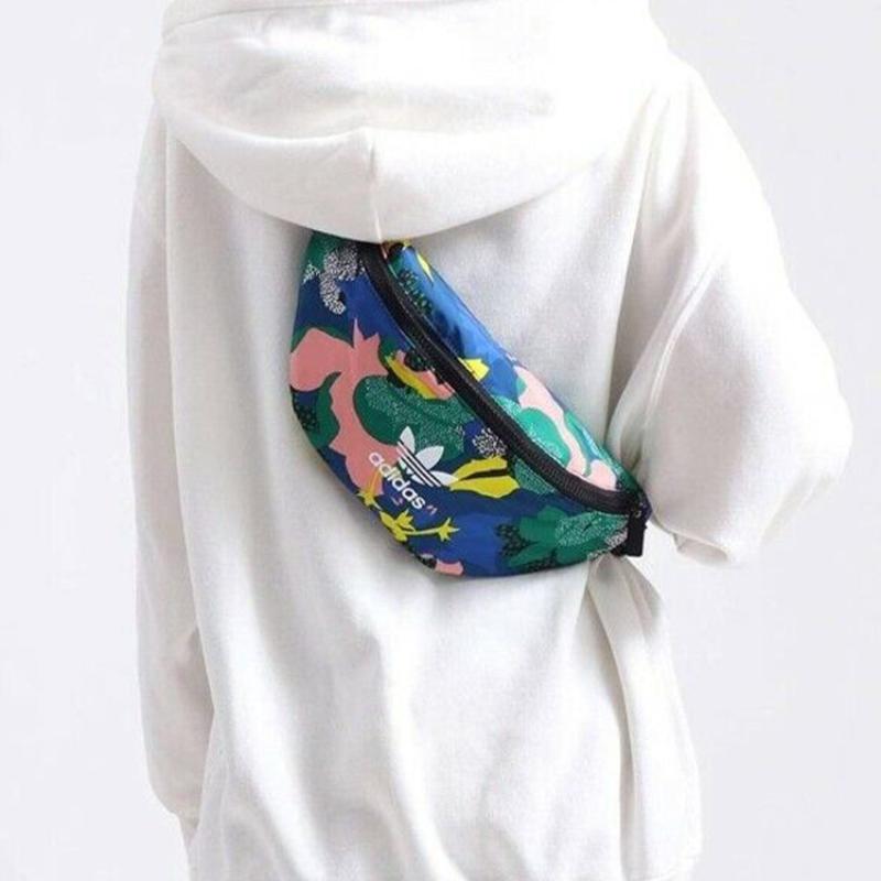 Adidas Оригинальная полиэстеровая поясная сумка Originals обычного размера женская многоцветная Adidas GD1852