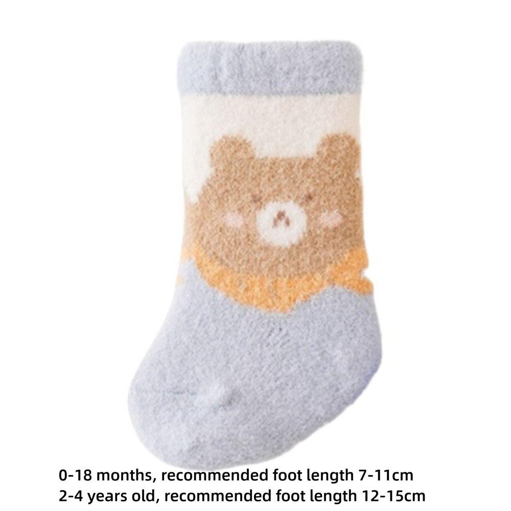 New Cute Cartoon Middle Tube Socks Comfotable Thickned Socking Cold Proof Warm Socks for Baby