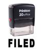 Printtoo FILED Self Inking Rubber Stamp Office Stationary Custom Stamp-Black