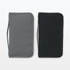 MUJI Полиэстеровый чехол для паспорта с прозрачным карманом x 13 x OHCA3A2S, черный, прибл.. 23.5 2.5 см,