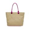 2025 Fashion Casual New PU & Straw Woven Tote Bags Solid Large Capacity Popularity Exquisite Hot Trendy Shoulder Bags for Women