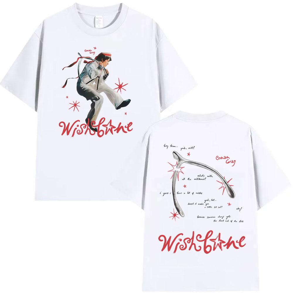 Conan Gray Wishbone Album 2025 Print T Shirt Unisexs High Quality Vintage Cotton Tshirts Unisex Fashion Hip Hop Clothing Tshirt