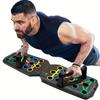 Push-up Board, Foldable Home Workout Equipment with Color-Coded System Multi-Functional Pushup Stands for Strength Training, Chest, Arms & Core