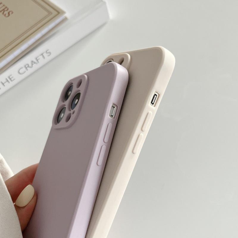 Apple 15PRO Большое количество iPhone16 14 Силиконовый чехол для мобильного телефона Мелкие отверстия Мягкий рукав Матовый износостойкий против падения