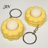 Cute Keychain for Backpack Corn Shape Fidget Toy, 3D Printed Decompression Button Pendant, Corn-shaped Pendant Stress Relief Smooth Texture