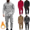 New Fashionable And Versatile Men'S Casual Suit, Outdoor Sports And Fitness Cardigan, Hooded Long Sleeved Pants Set