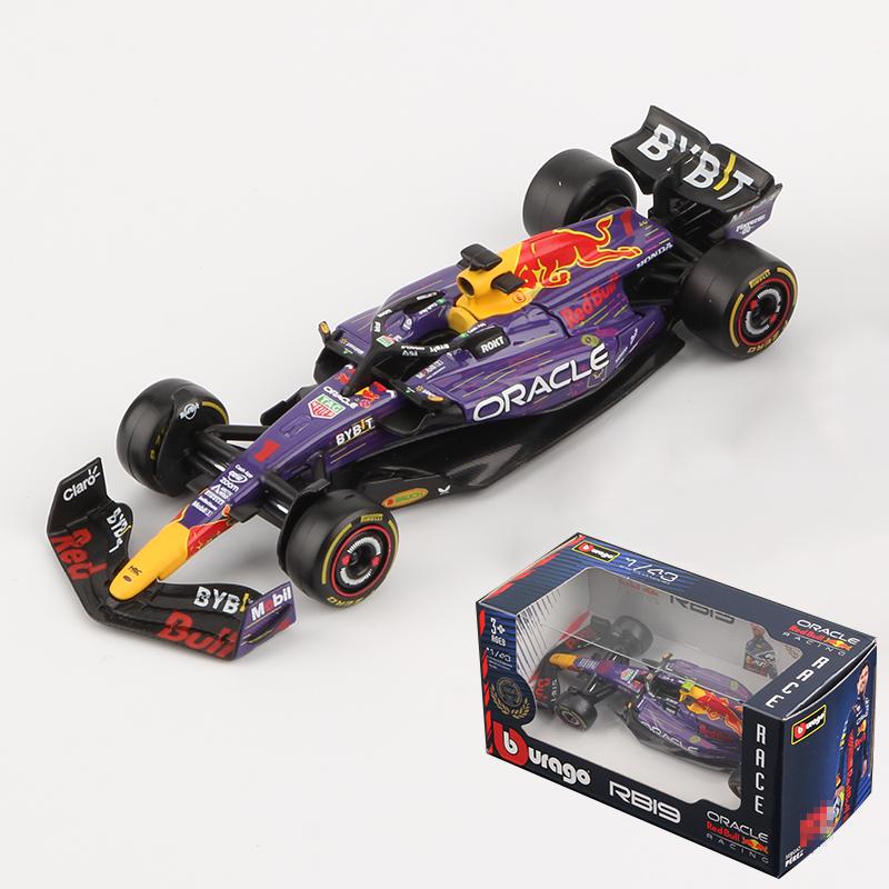 ABAC1 Bburago 1:43 2023 Модель F1 RB19 W14 SF23 C43 A523 AMR23 Гоночный Сплав Автомобиль Игрушка Red Bull Mercedes Alfa Romeo Apline