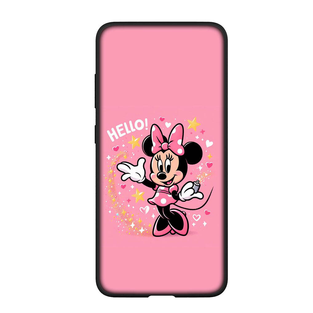 for Samsung Galaxy S25 S24 S23 iPhone 17 16 15 Xiaomi Redmi Note 14 13 12 Plus Pro Max XR A57 Phone Case Anime Minnie Comics Mouse OPPO Huawei Cover