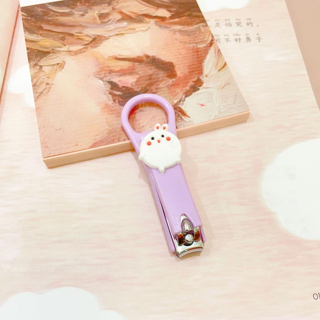 Машинки для стрижки ногтей в форме сердечка для девочек с цепочкой из бисера, триммер для ногтей с мультяшным медведем и кроликом для студентов, домашний уход за ребенком, маникюрные инструменты